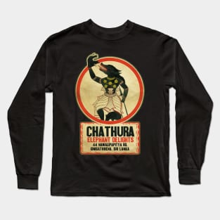 Vintage Sri Lankan Elephant Meat Long Sleeve T-Shirt